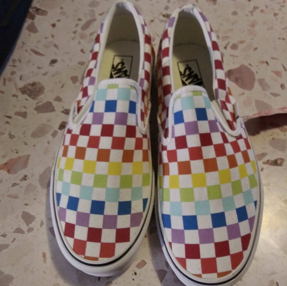 Vans Rainbow Sneakers Size 12